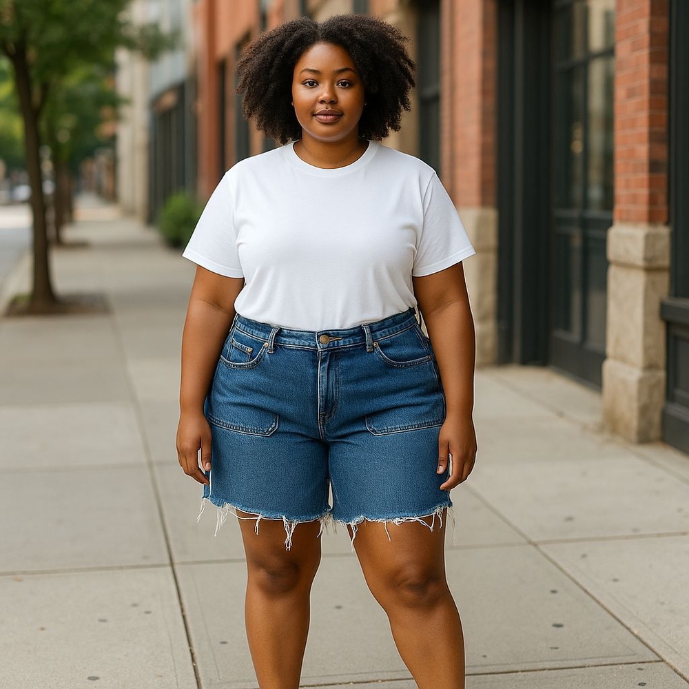 OLD NAVY SIZE 18 Classic Blue Jean Shorts